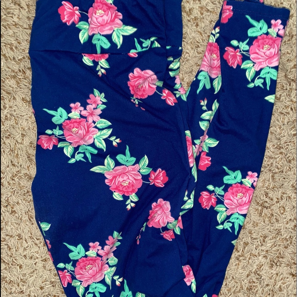 Floral leggings